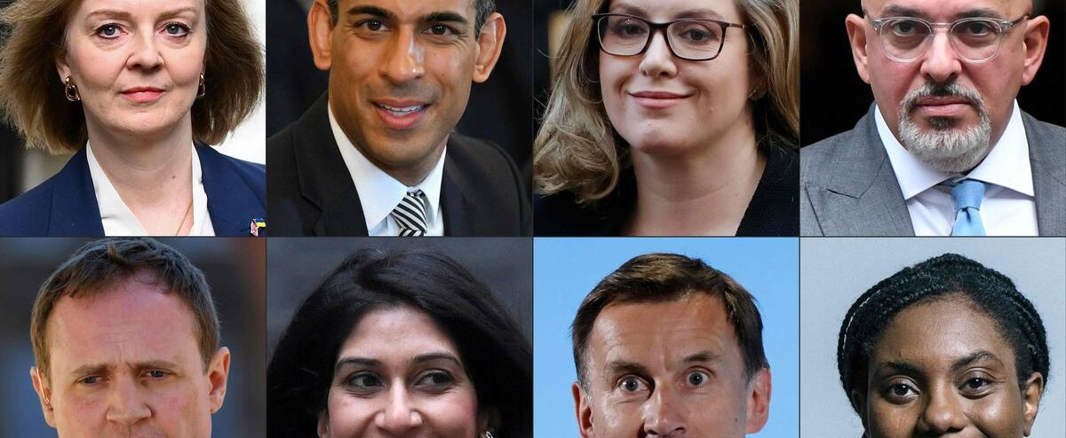 La course vers Downing Street lancée avec huit candidats officiellement en lice