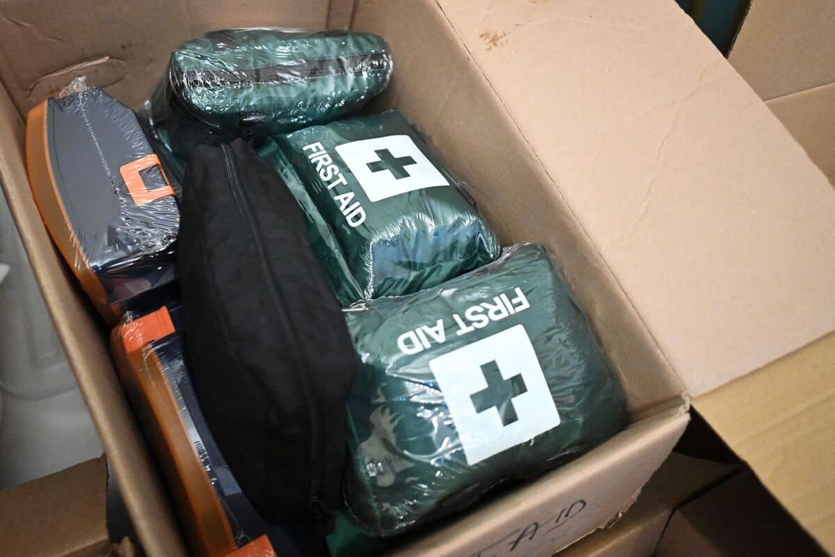 Ukraine: la France envoie 28 tonnes d'aide m&eacute;dicale d'urgence