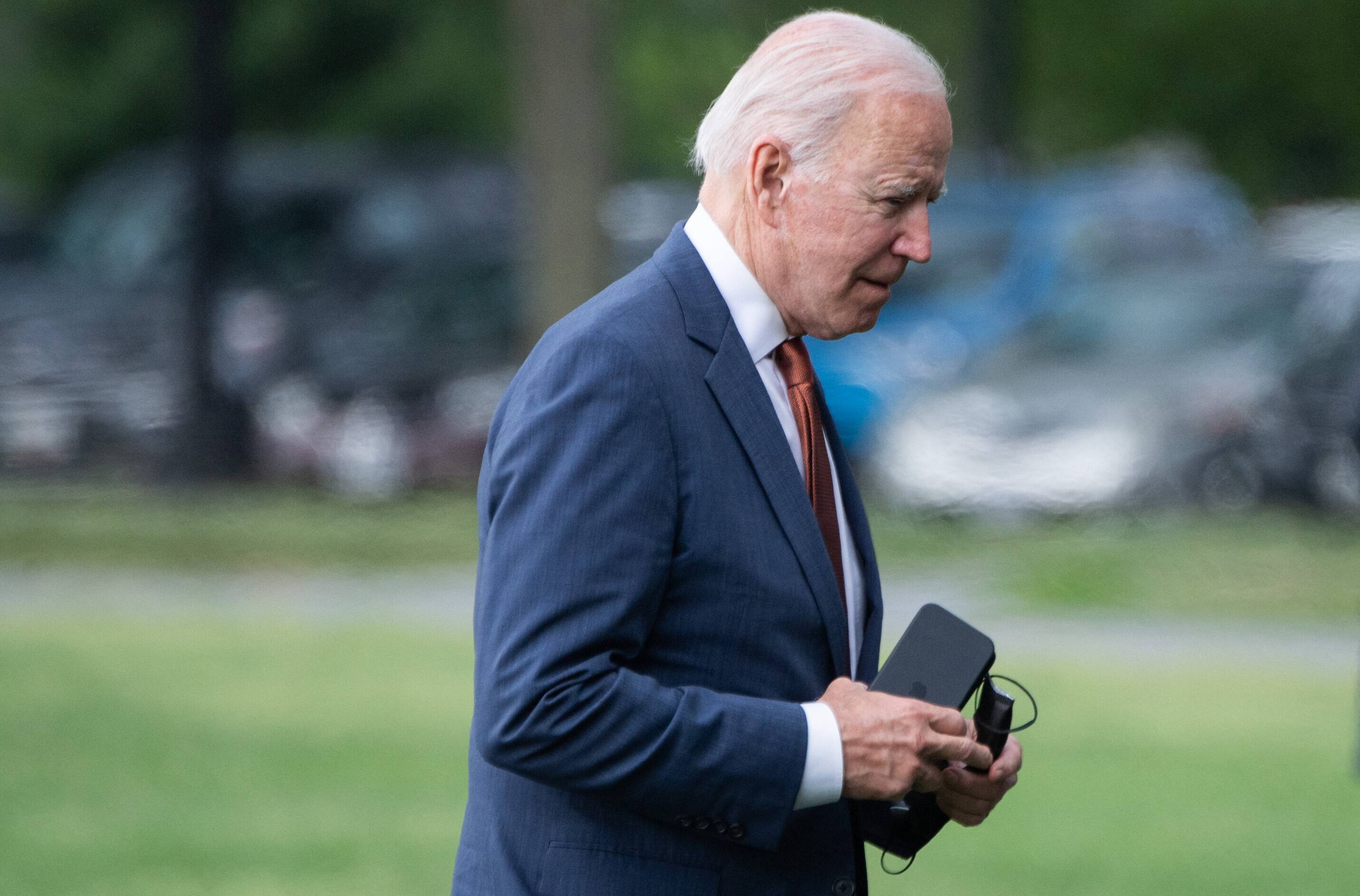Security procedures have been initiated around Joe Biden