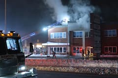 Incendie suspect à Laval: des entreprises de la construction ciblées