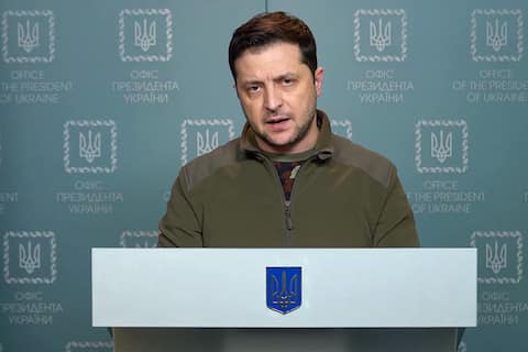El presidente ucraniano Volodymyr Zelensky