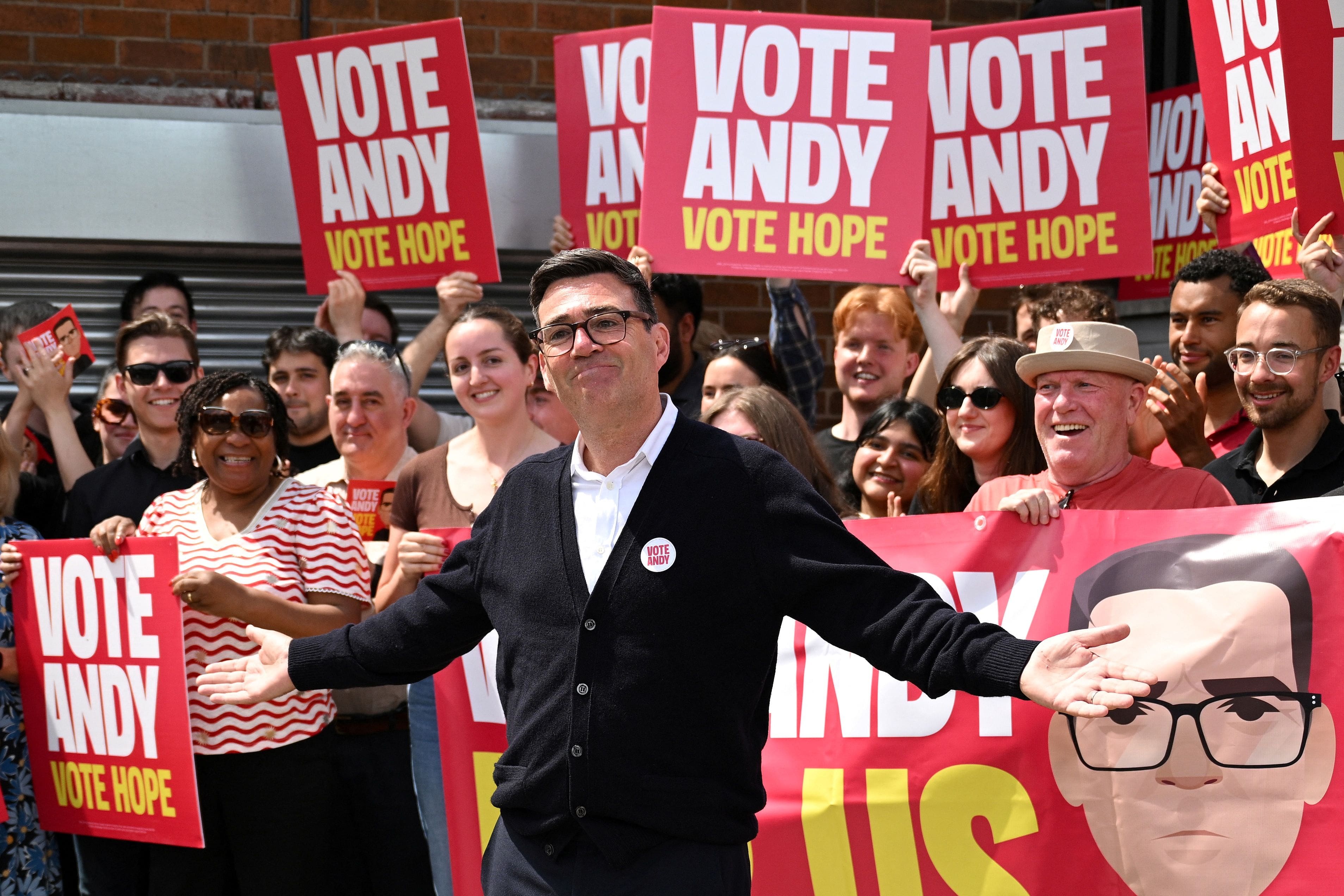 Andy Burnham on the eve of his election in Makerfield for the leadership of the Labor Party, June 18, 2026.