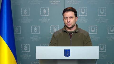 Ukrainian President Volodymyr Zelensky