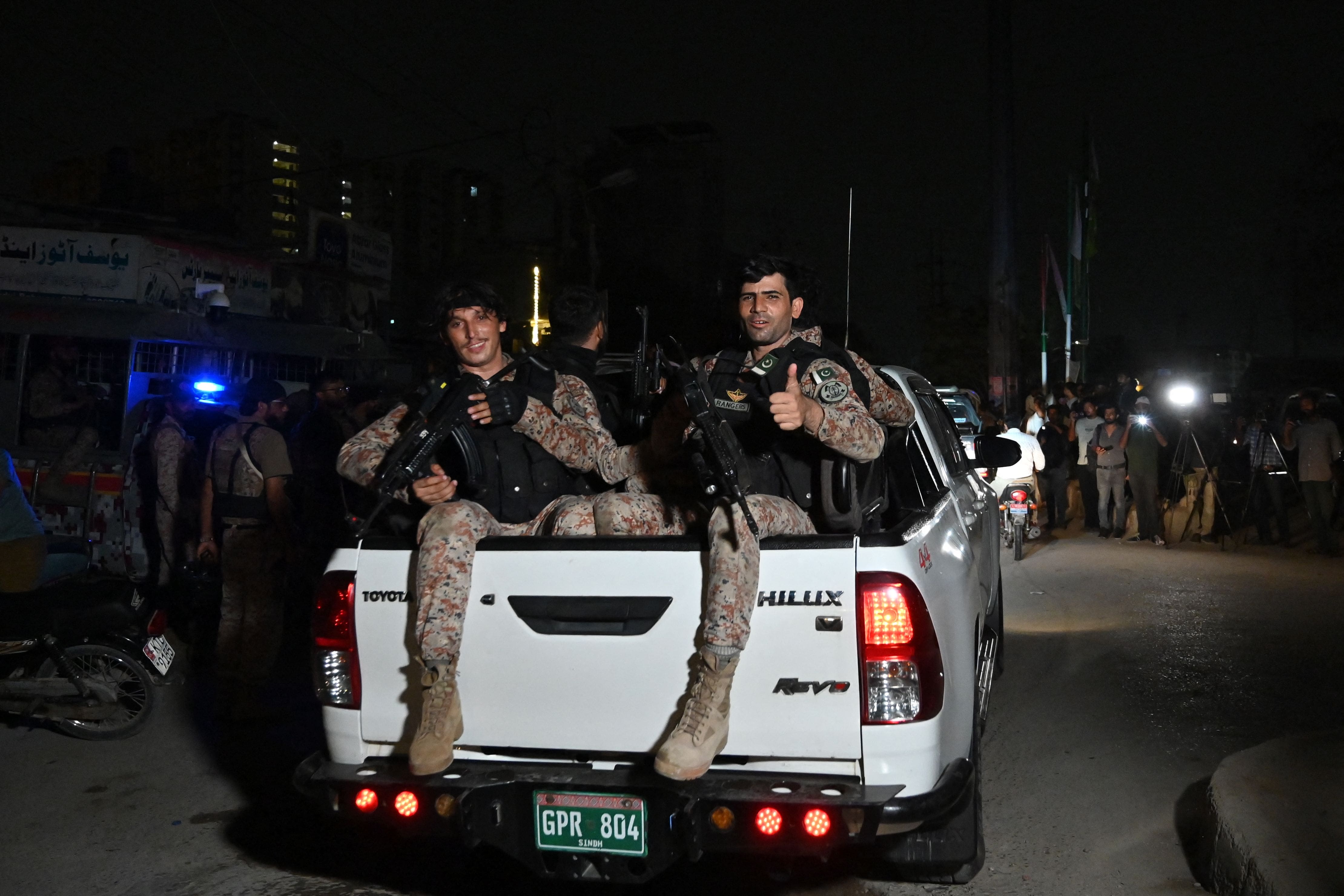 Pakistan: 9 police officers killed by armed men near dam project in southwest