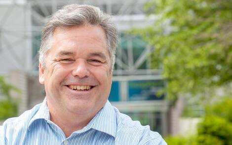 ARG-Daniel-Breton Making room for bicycles makes Daniel Breton of Electric Mobility Canada happy, but not when it comes to the dangers of electric cars.