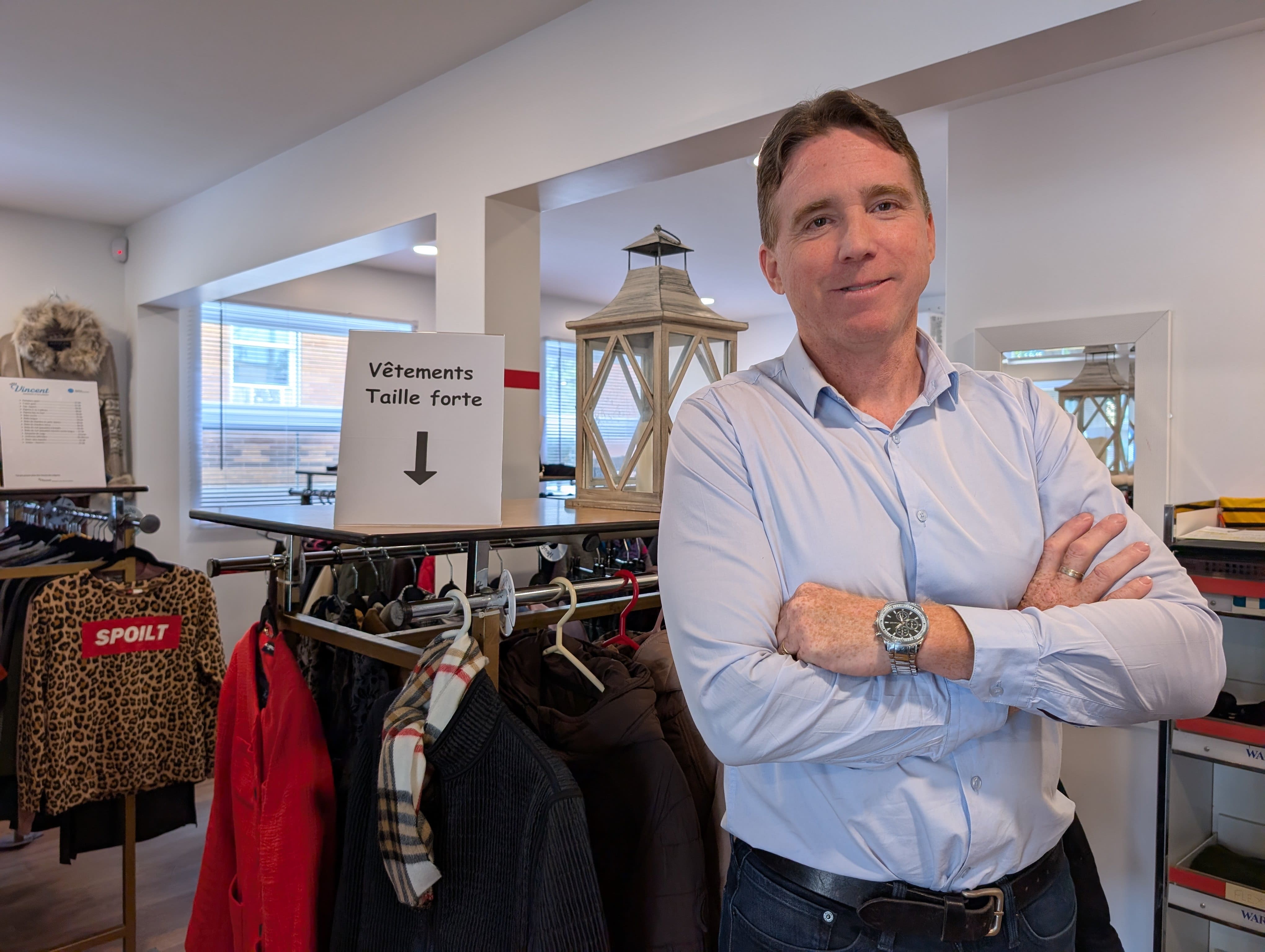Stéphane Badeaux, directeur général de la Société Saint-Vincent-de-Paul de la région de Québec.