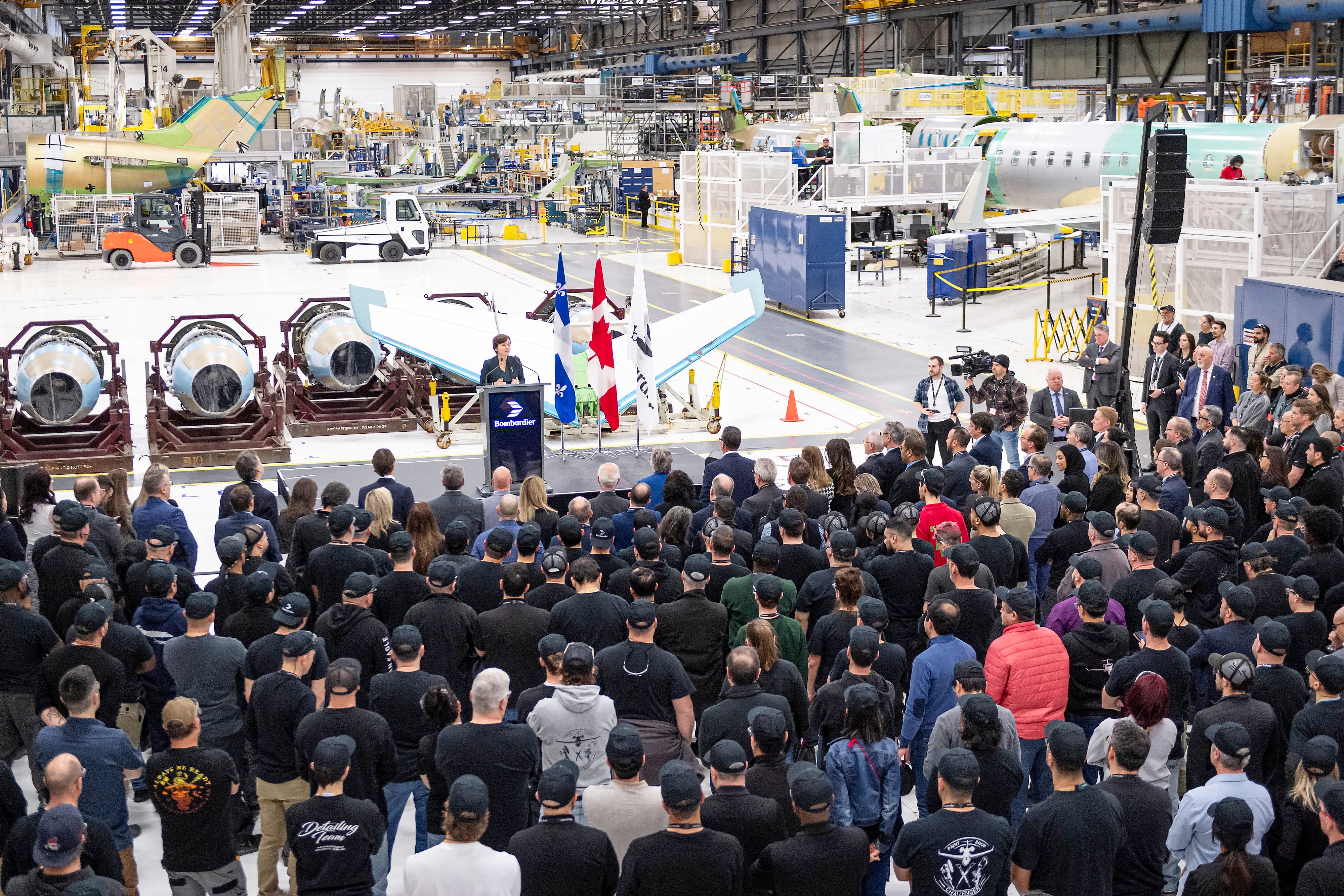 Bombardier construira une nouvelle usine et entend cr&eacute;er 330 nouveaux emplois &agrave; Dorval