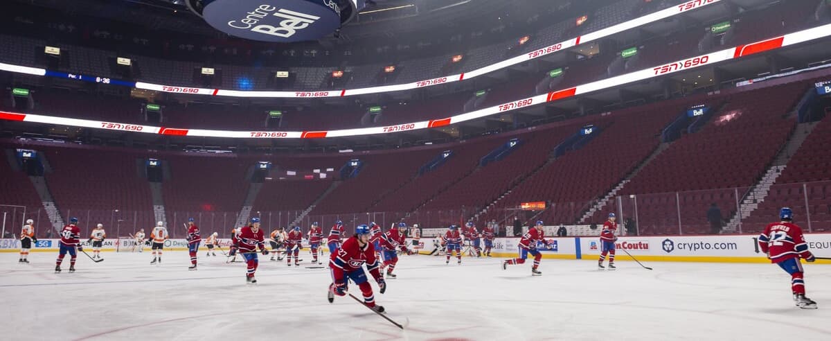 COVID-19: la LNH reporte les quatre prochains matchs locaux du Canadien