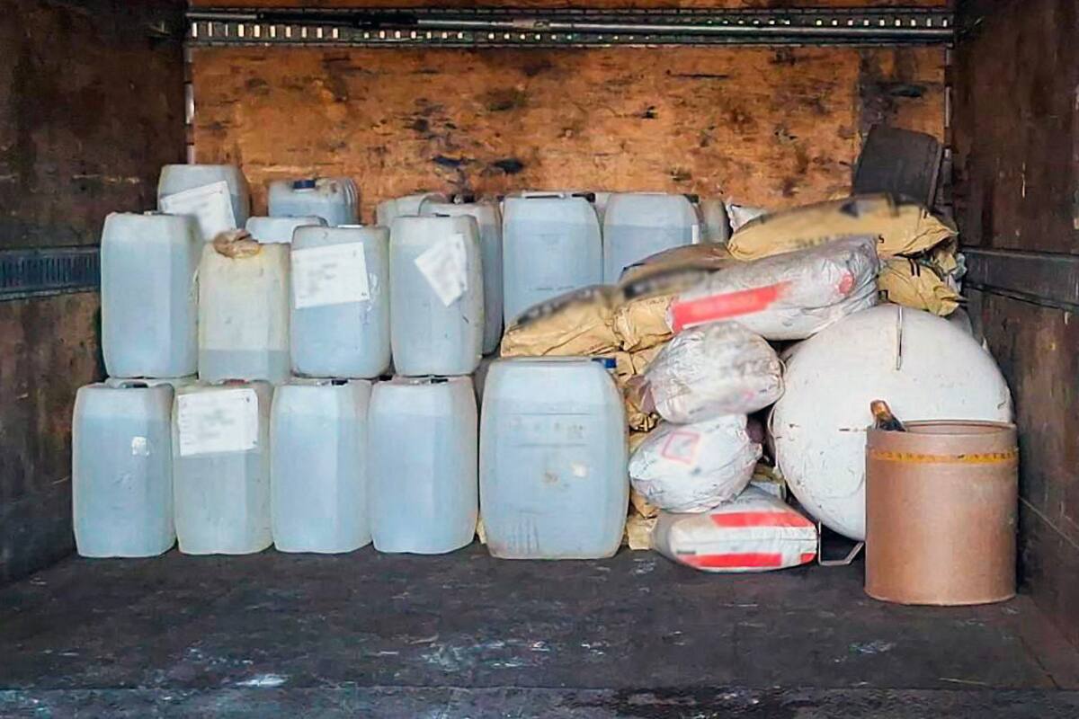 Le Mexique saisit 24 400 litres de méthamphétamine
