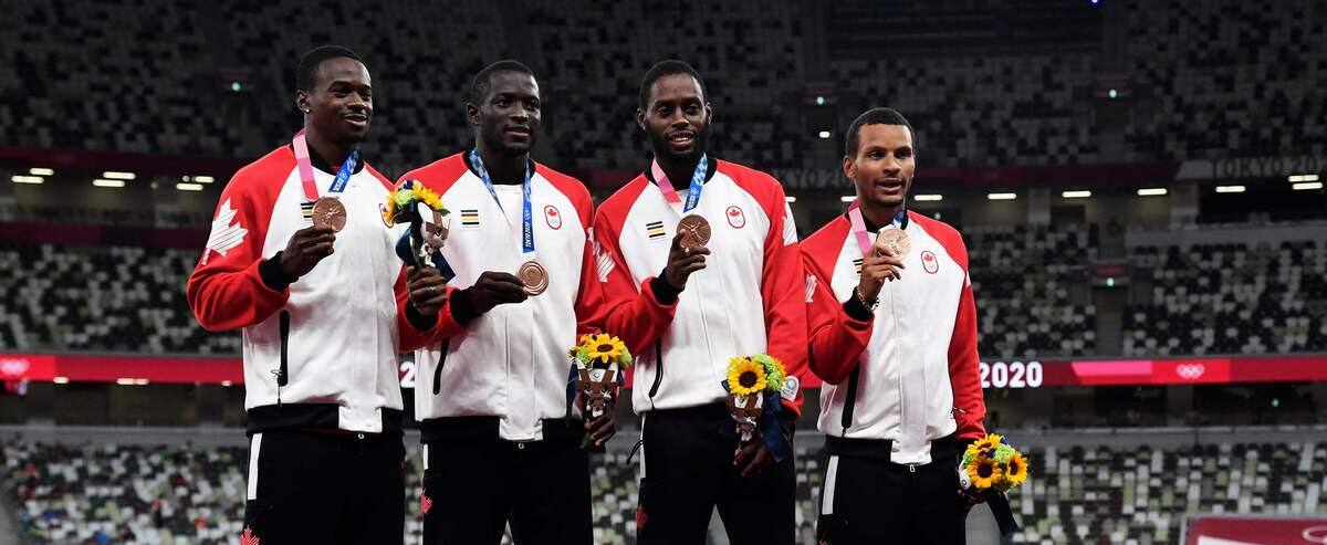 JO de Tokyo: Relais 4 x 100 mètres : l’argent remis rétrospectivement aux Canadiens