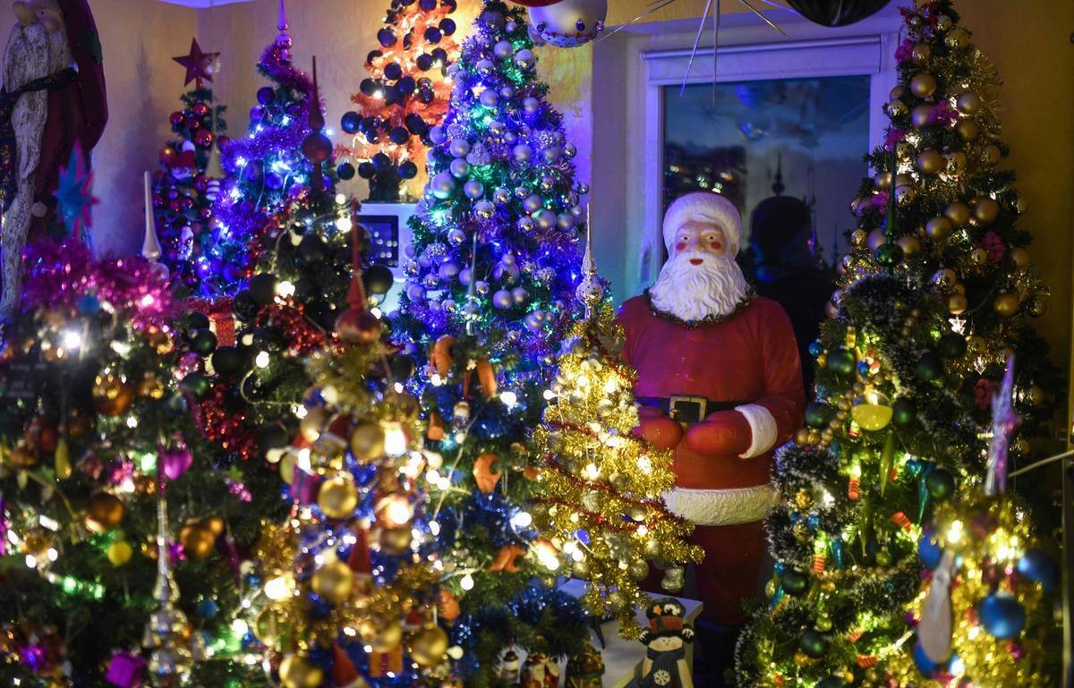 les plus beaux sapins de noel décorés