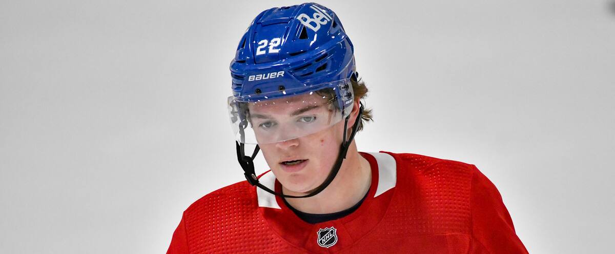 «Par mesure préventive», Cole Caufield est retiré de la formation du match intraéquipe