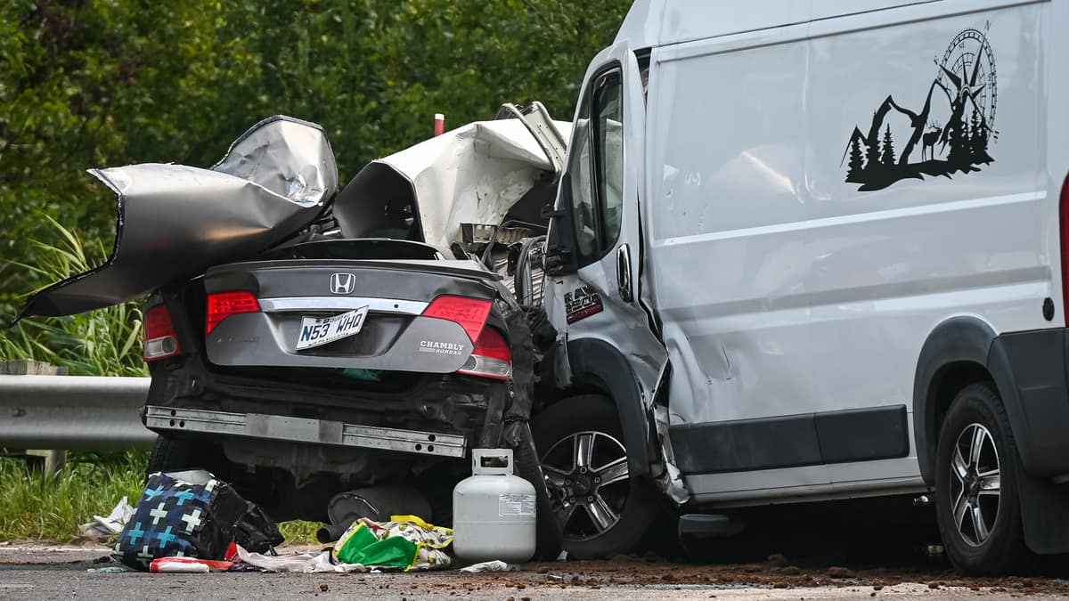 Montérégie: Un mort et deux blessés graves dans une collision d’une extrême violence
