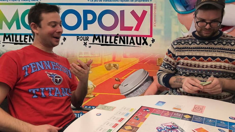 Image principale de l'article Des Milléniaux testent le Monopoly pour Milléniaux