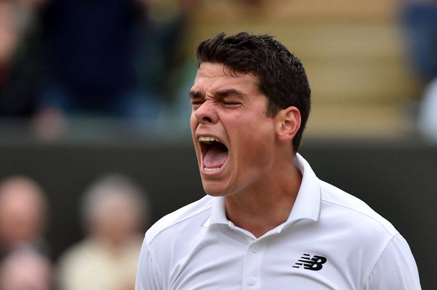 Trois ans plus tard, Milos Raonic r&eacute;ussit son retour &agrave; Wimbledon