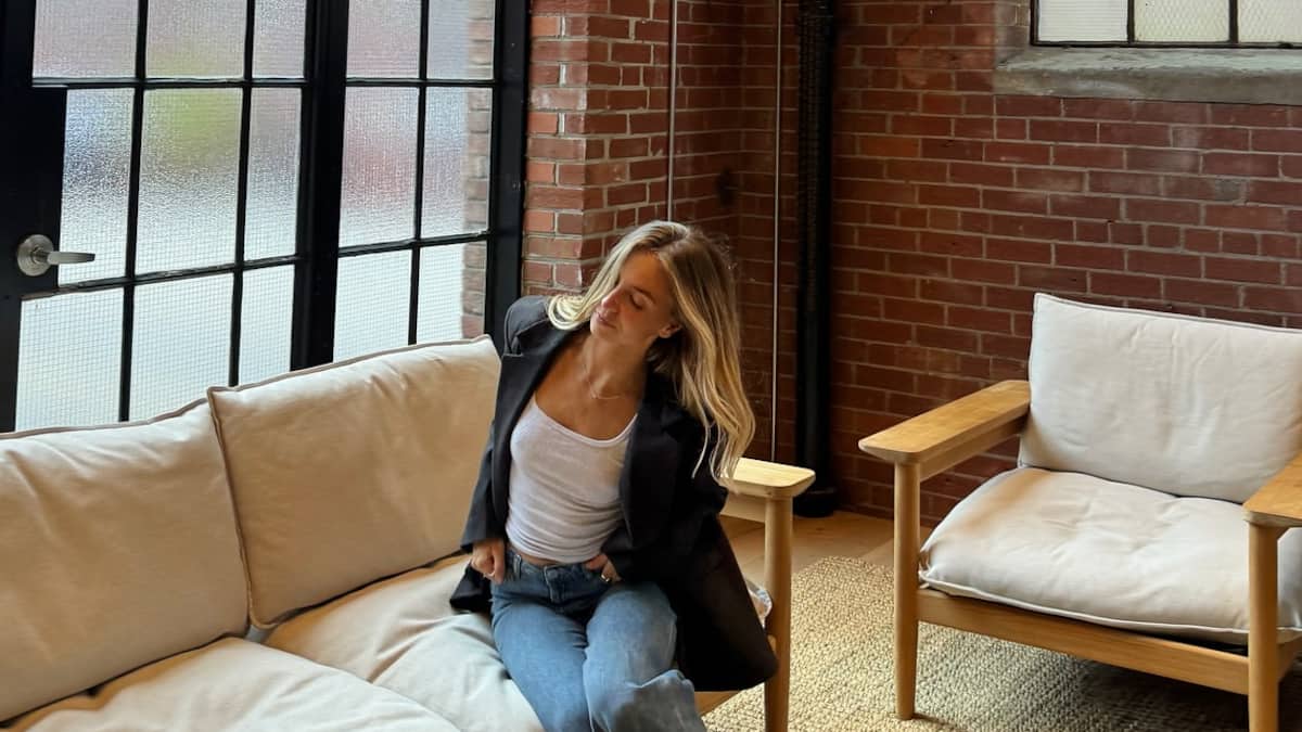 Ludivine Reding est angélique dans ce mini kit en crochet