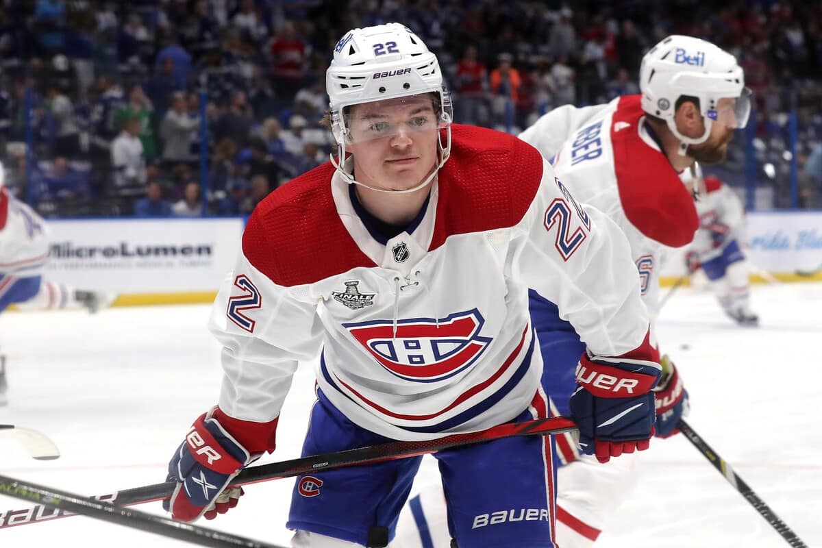 Cole Caufield d&eacute;j&agrave; de retour &agrave; Montr&eacute;al
