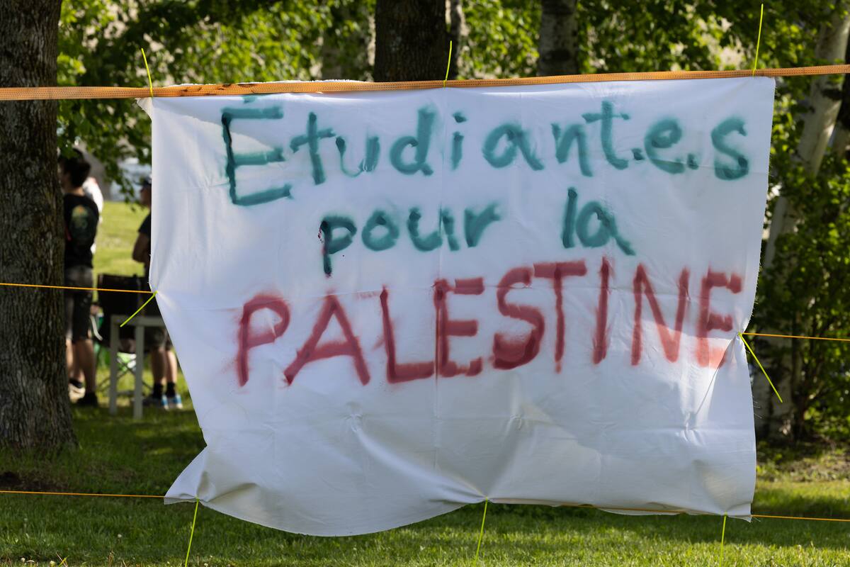 Mobilization in Quebec: A pro-Palestinian encampment built on the grounds of Laval University
