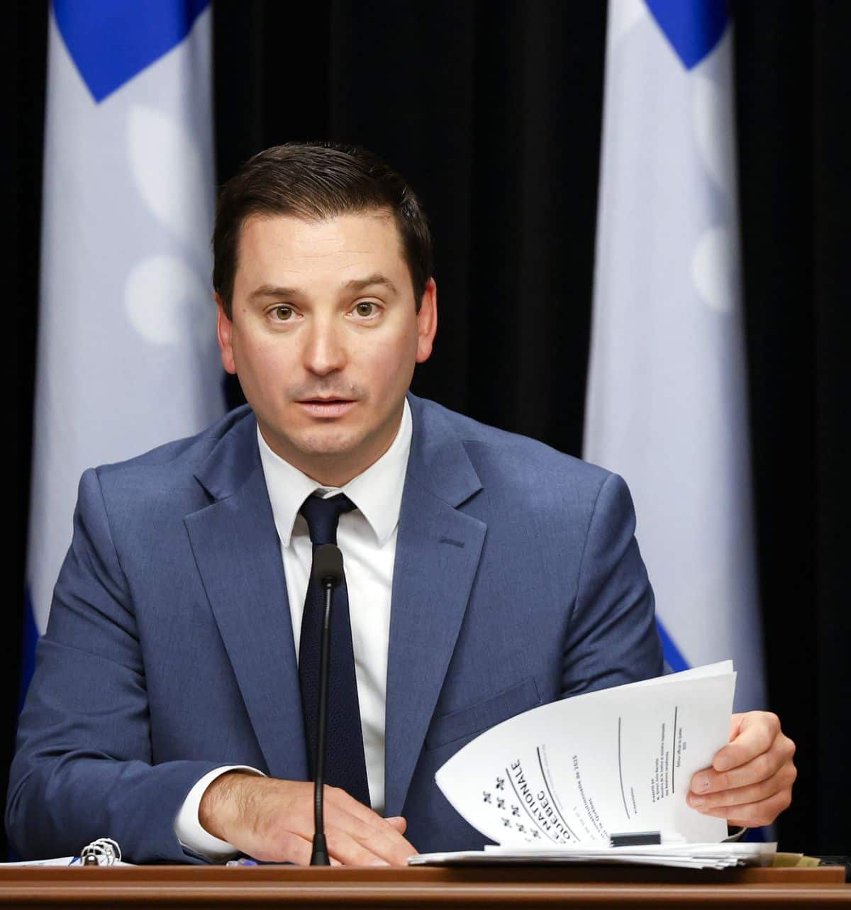 Constitution qu&eacute;b&eacute;coise: Simon Jolin-Barrette retirera l'article controvers&eacute; sur la protection de l&rsquo;avortement