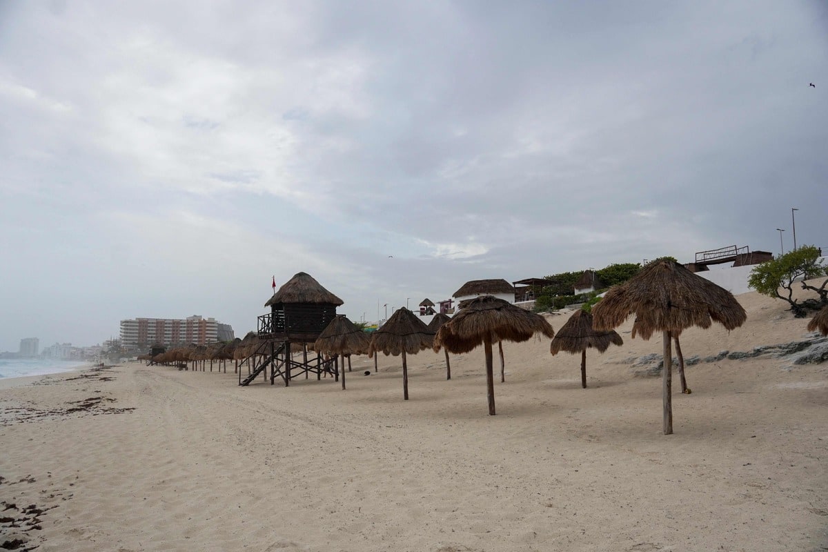 L'ouragan B&eacute;ryl touche la p&eacute;ninsule du Yucatan au Mexique