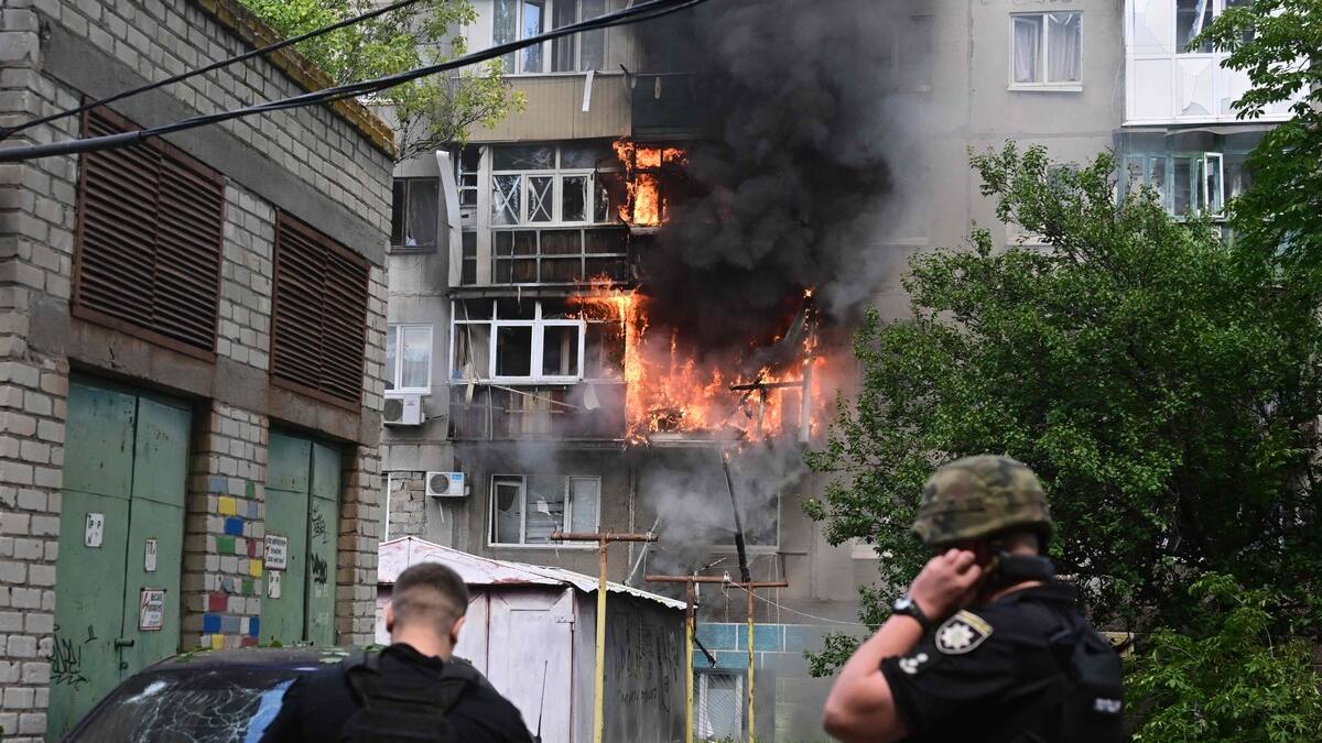 Une frappe au centre de Kramatorsk fait au moins un mort