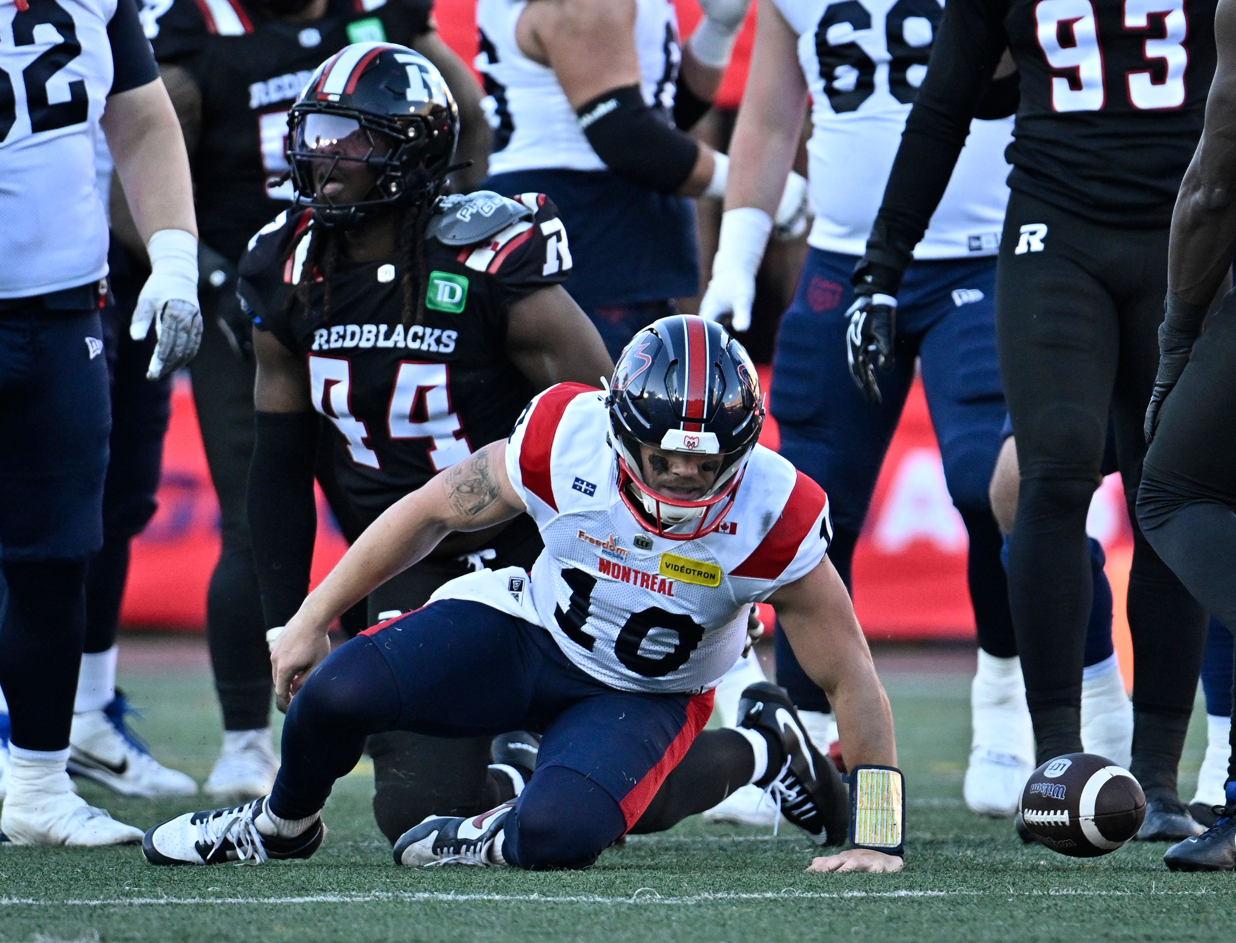 Défaite des Alouettes et plus de peur que de mal pour Davis Alexander
