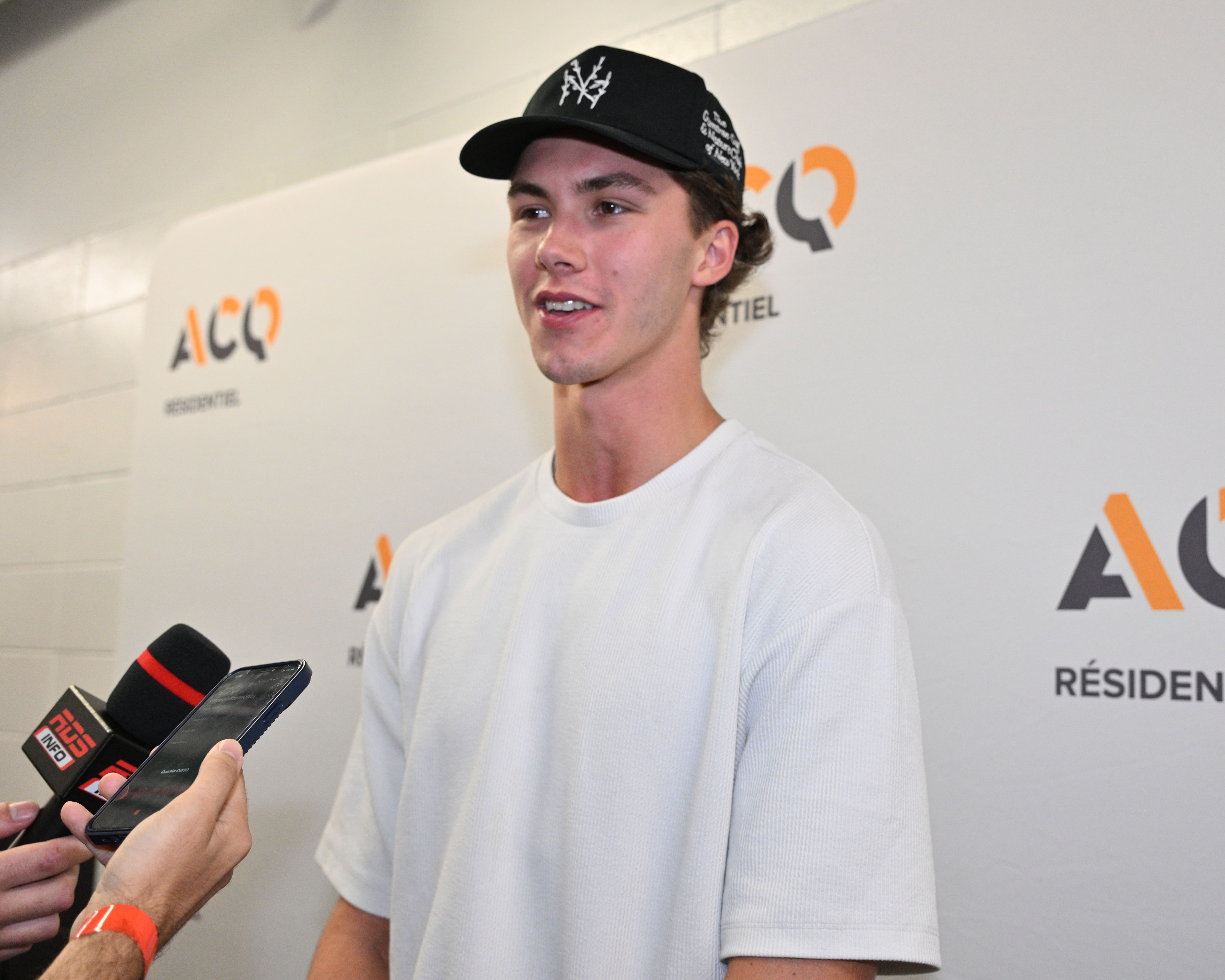Maveric Lamoureux rêve de faire sa place avec Caleb Desnoyers