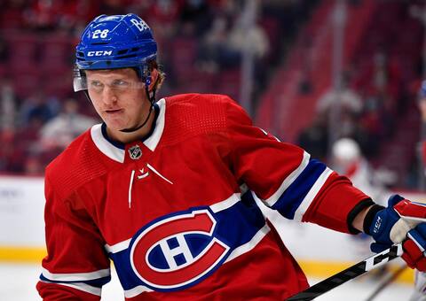 Le nouveau joueur du Canadien, Christian Dvorak