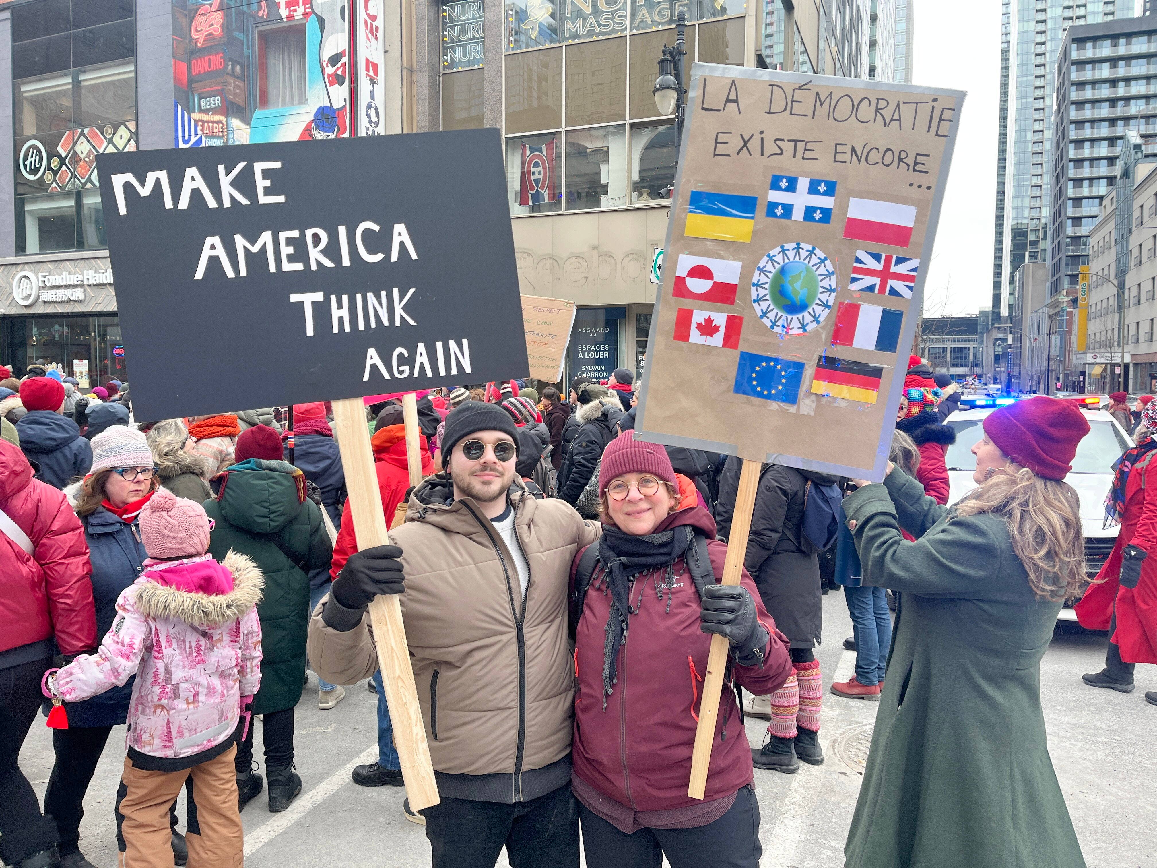 Manifestation contre Donald Trump: &laquo;J&rsquo;ai peur de perdre notre d&eacute;mocratie&raquo;
