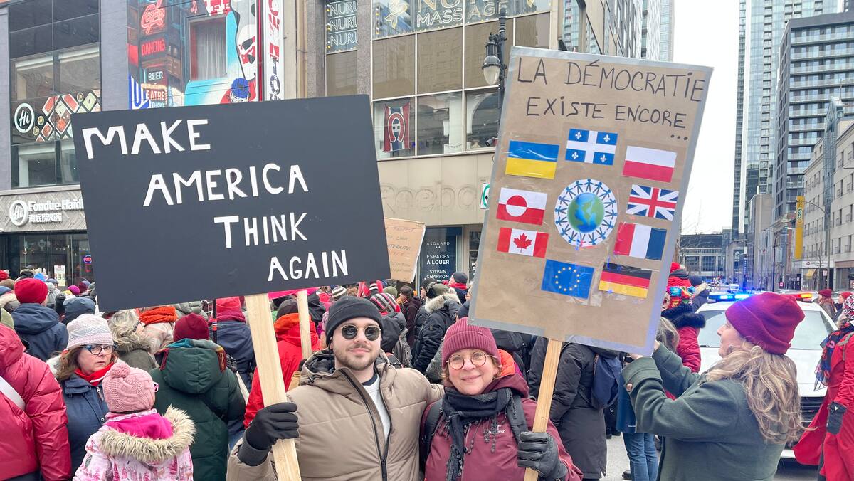 Manifestation contre Donald Trump: «J’ai peur de perdre notre démocratie»