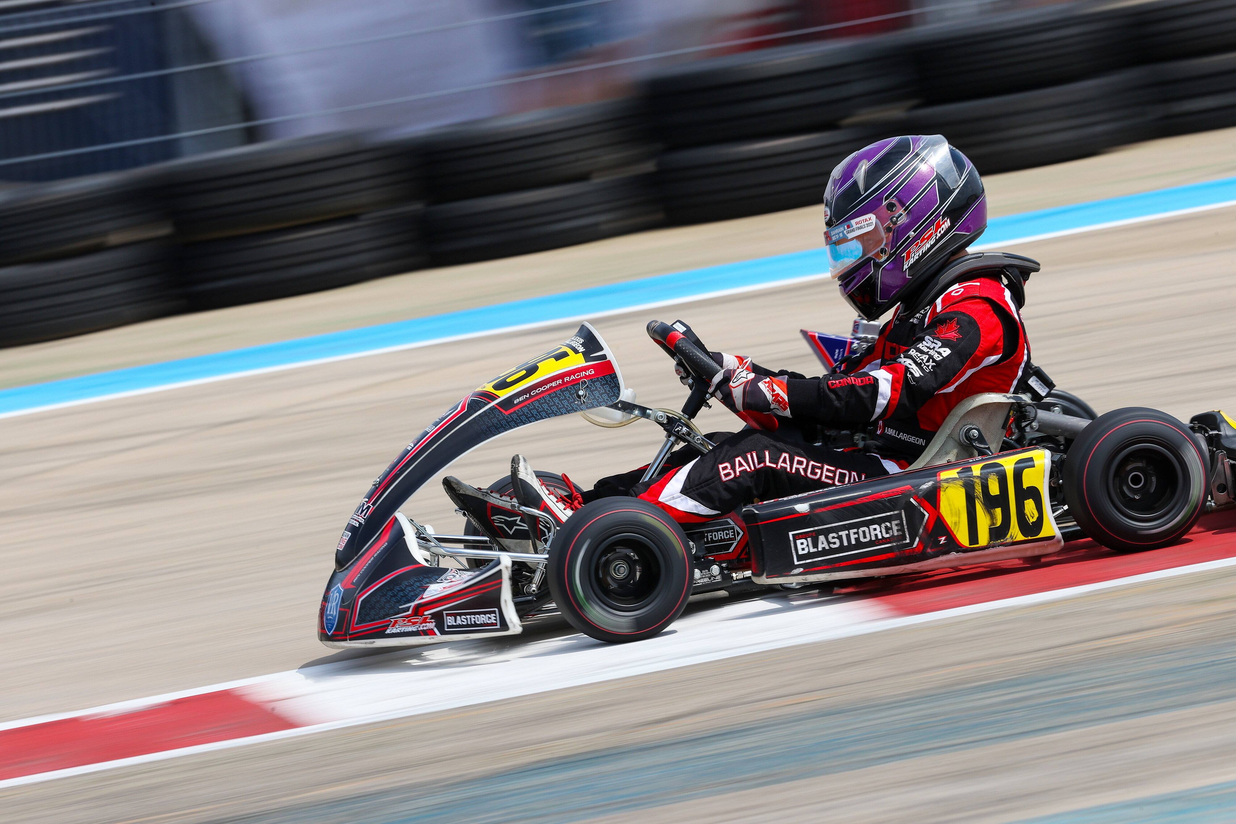 Le jeune pilote québécois de karting Alexis Baillargeon est une étoile montante de la course automobile. En 2023, en plus de son titre à la Coupe de Montréal, il a entre autres remporté le championnat national ROTAX et l'importante course ROK Vegas.