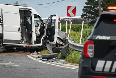 Montérégie: un muerto y dos heridos graves en una colisión extremadamente violenta