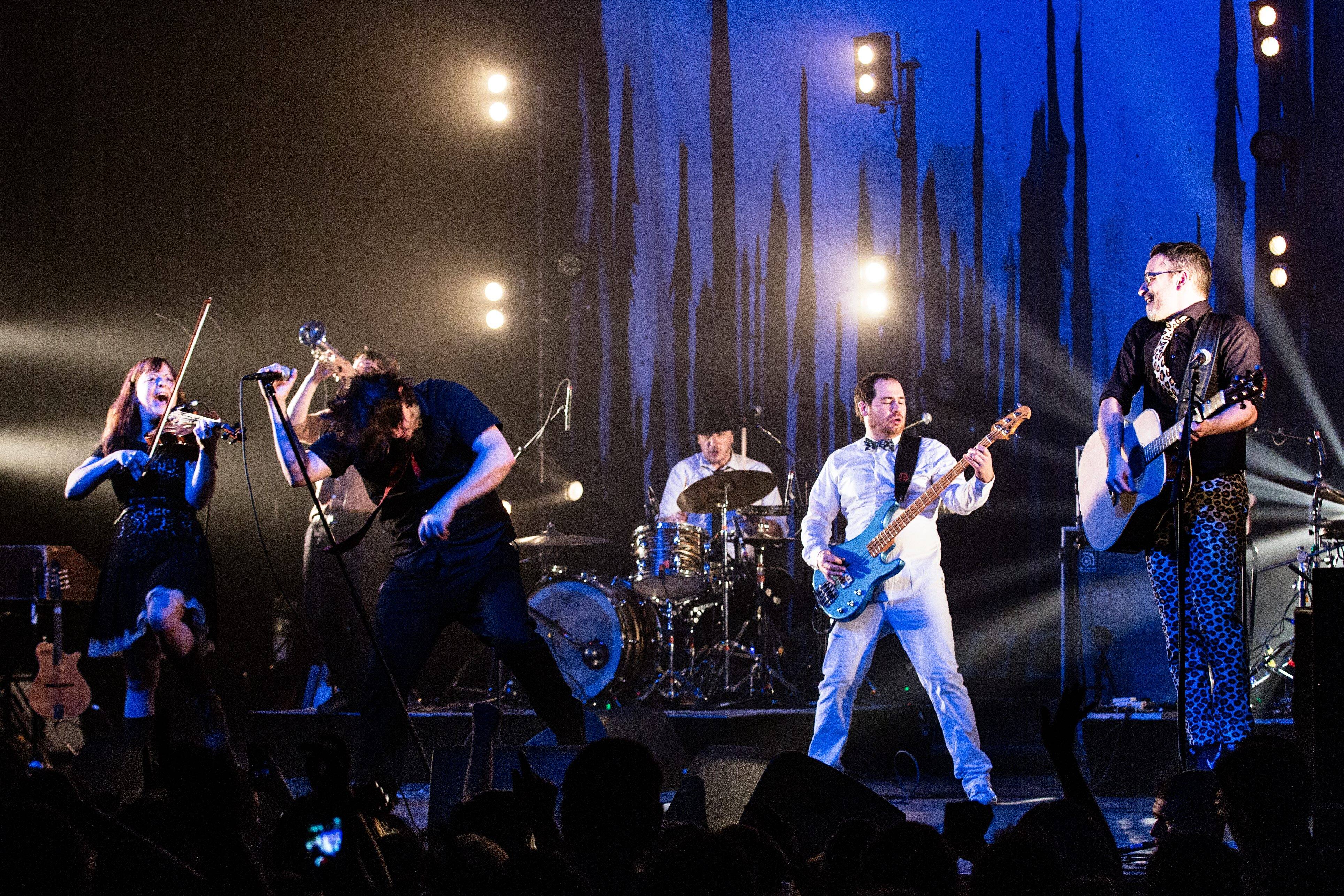Les Cowboys Fringants en spectacle
