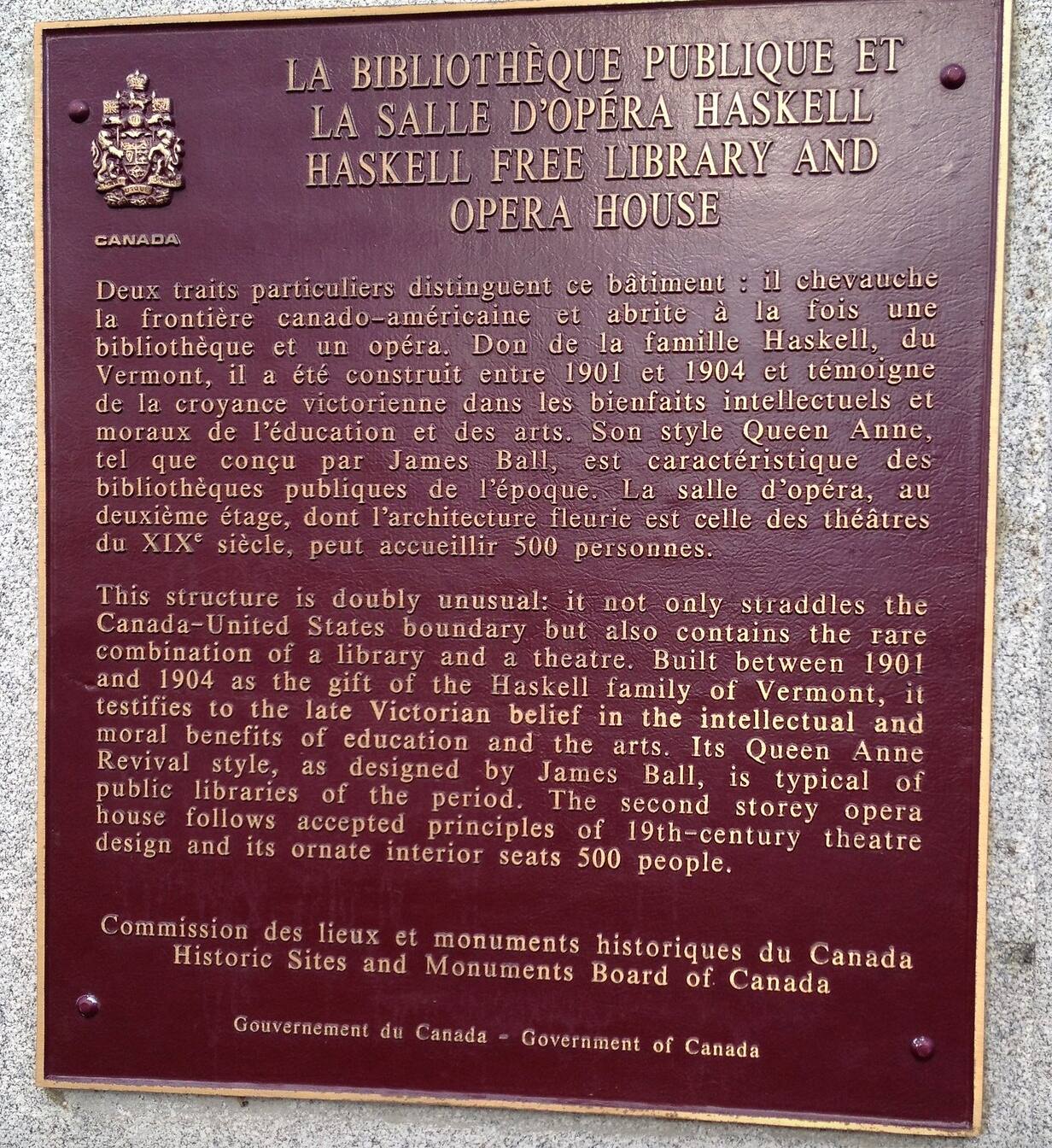 La bibliothèque centenaire de Stanstead fait parler d’elle partout dans ...