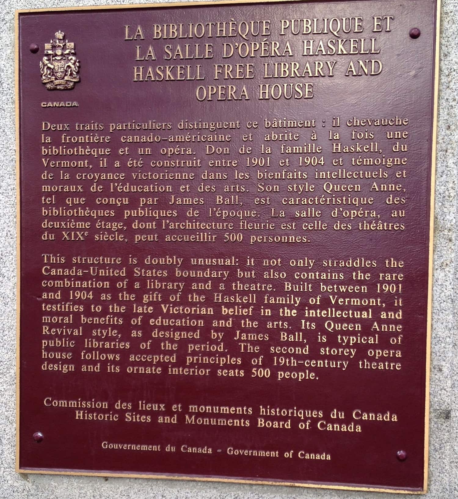 La bibliothèque centenaire de Stanstead fait parler d’elle partout dans ...