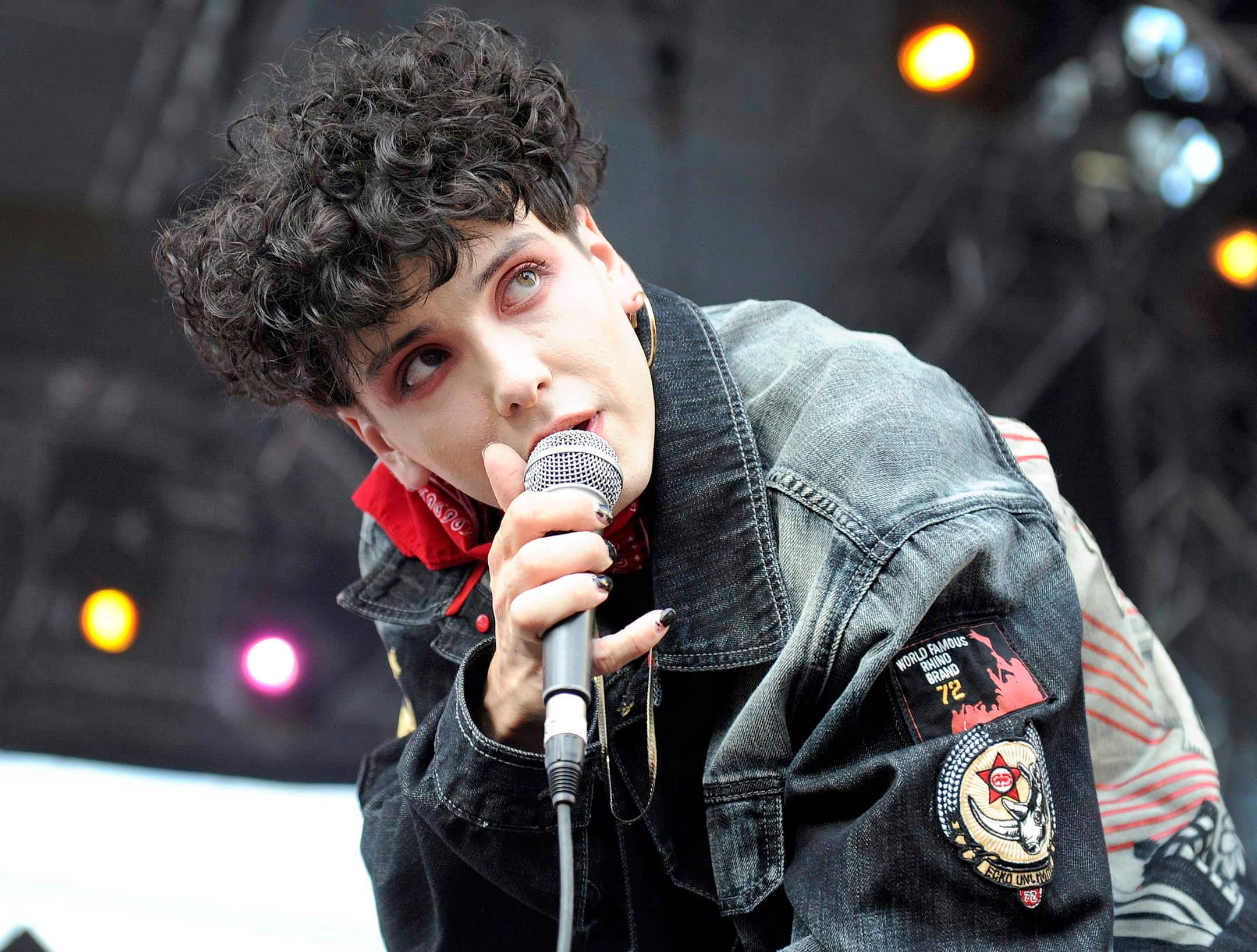 Hubert Lenoir en 2018 au Festival d'été de Québec.