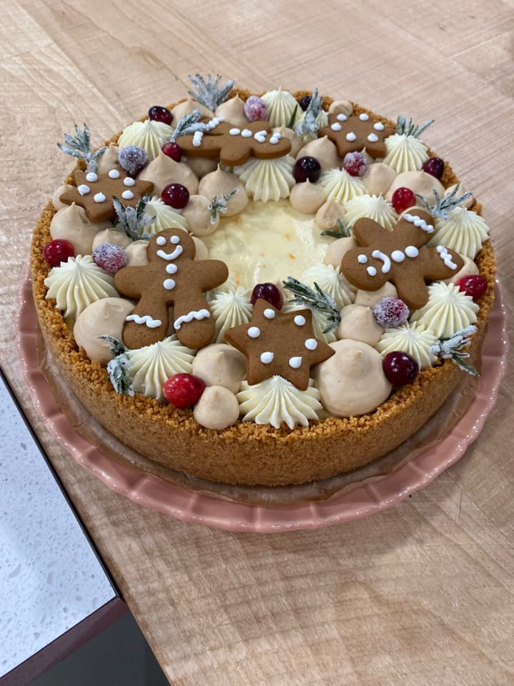 Cheesecake (pomme/cannelle) des Fêtes