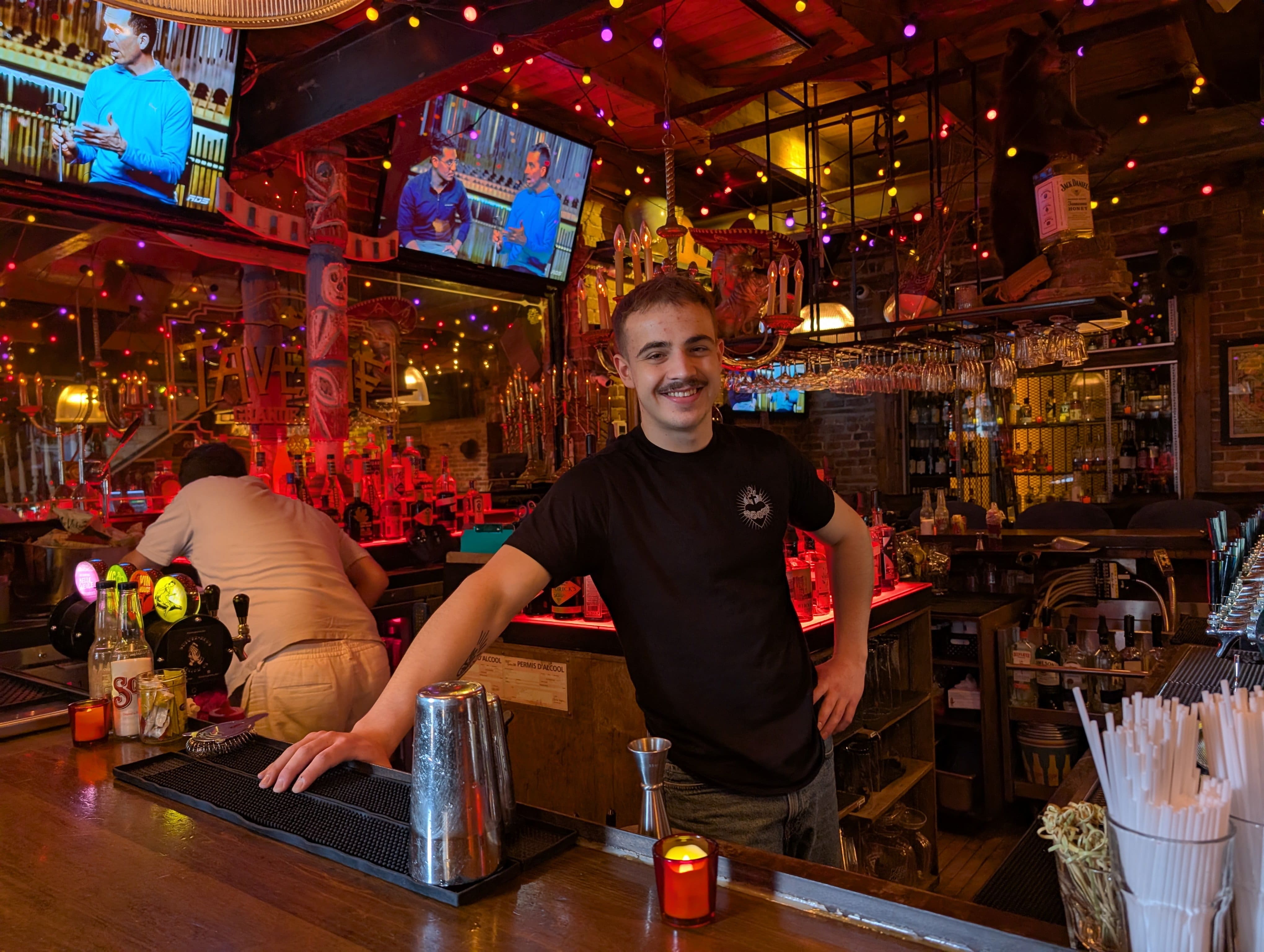 Émile Gagné de la Taverne Grande Allée, à Québec.