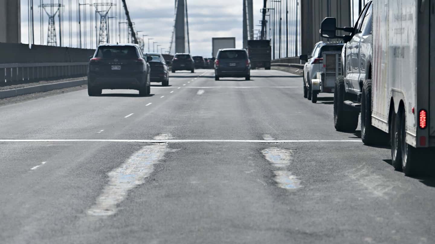 Dangers sur le pont Pierre-Laporte: Québec a investi des millions quelques mois avant d’effectuer des travaux majeurs