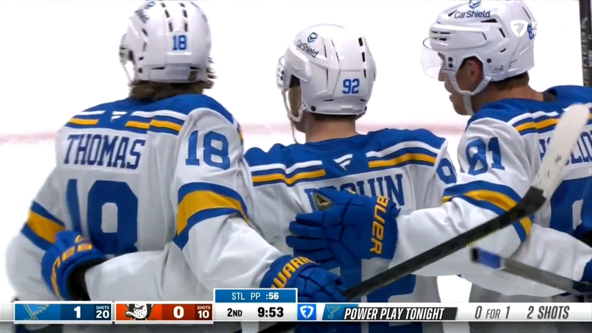 Drouin enchanté de jouer avec les Blues