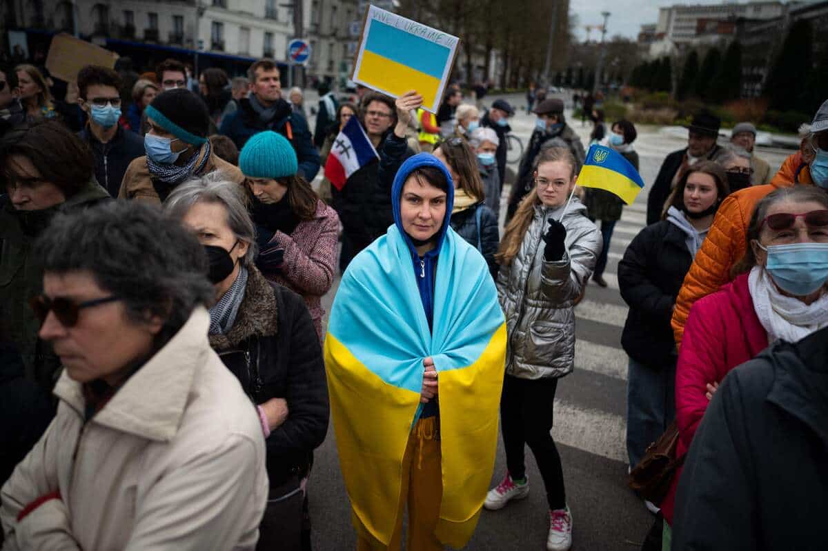 L&rsquo;international se rassemble en soutien &agrave; l'Ukraine
