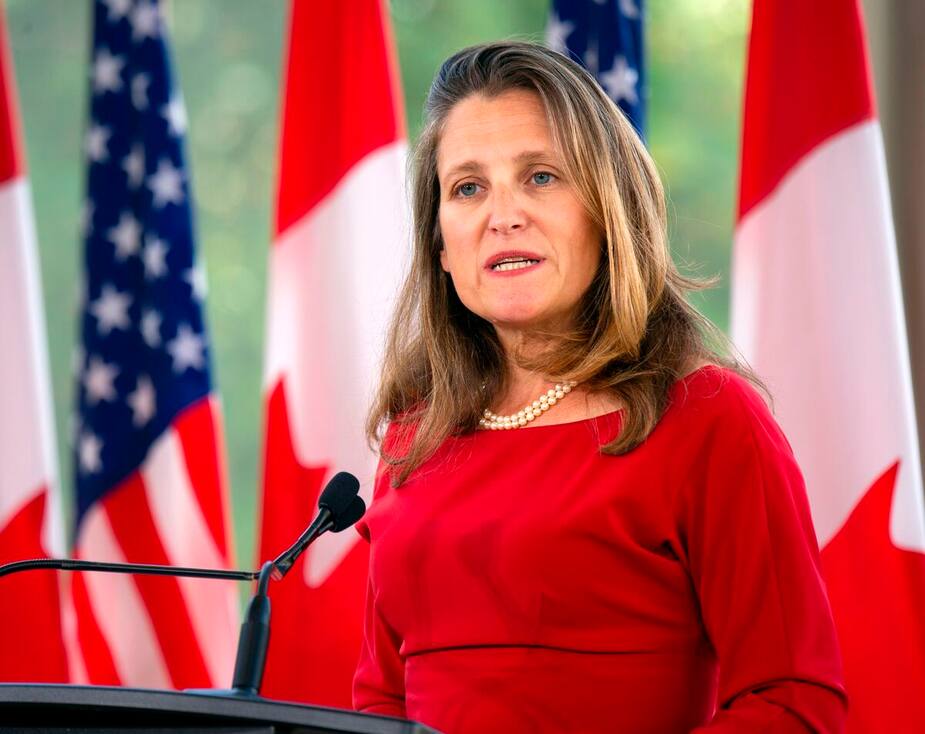 Chrystia Freeland à Ottawa en août 2019