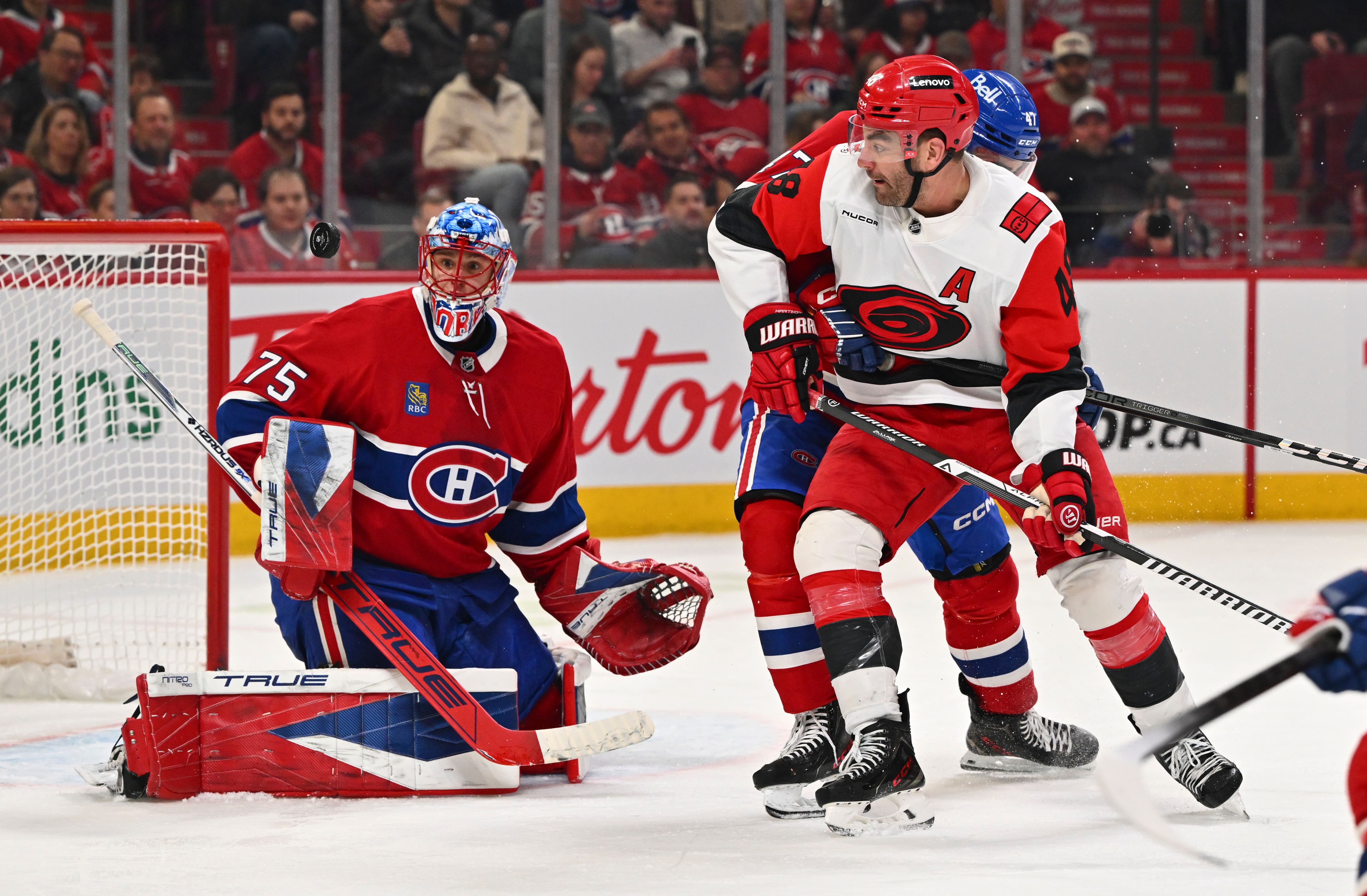 Les Hurricanes tentent un total de 100 tirs et perdent quand même: le Canadien réalise un vol en Caroline