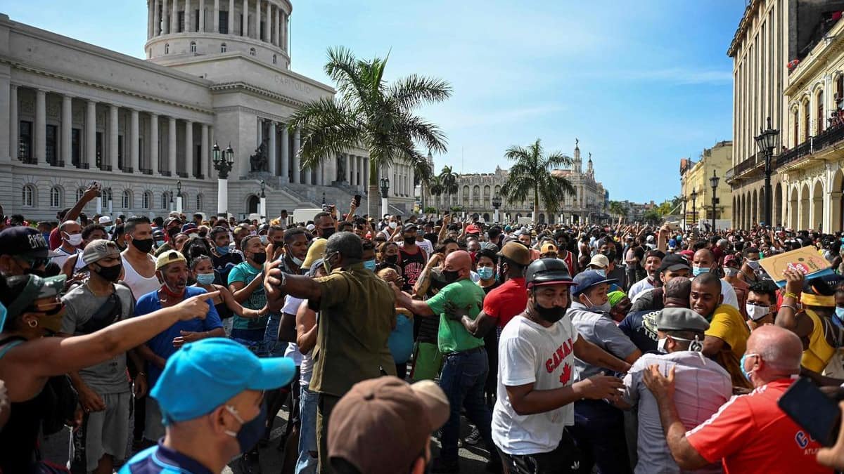 Dix ans de prison pour un manifestant du 11 juillet à Cuba