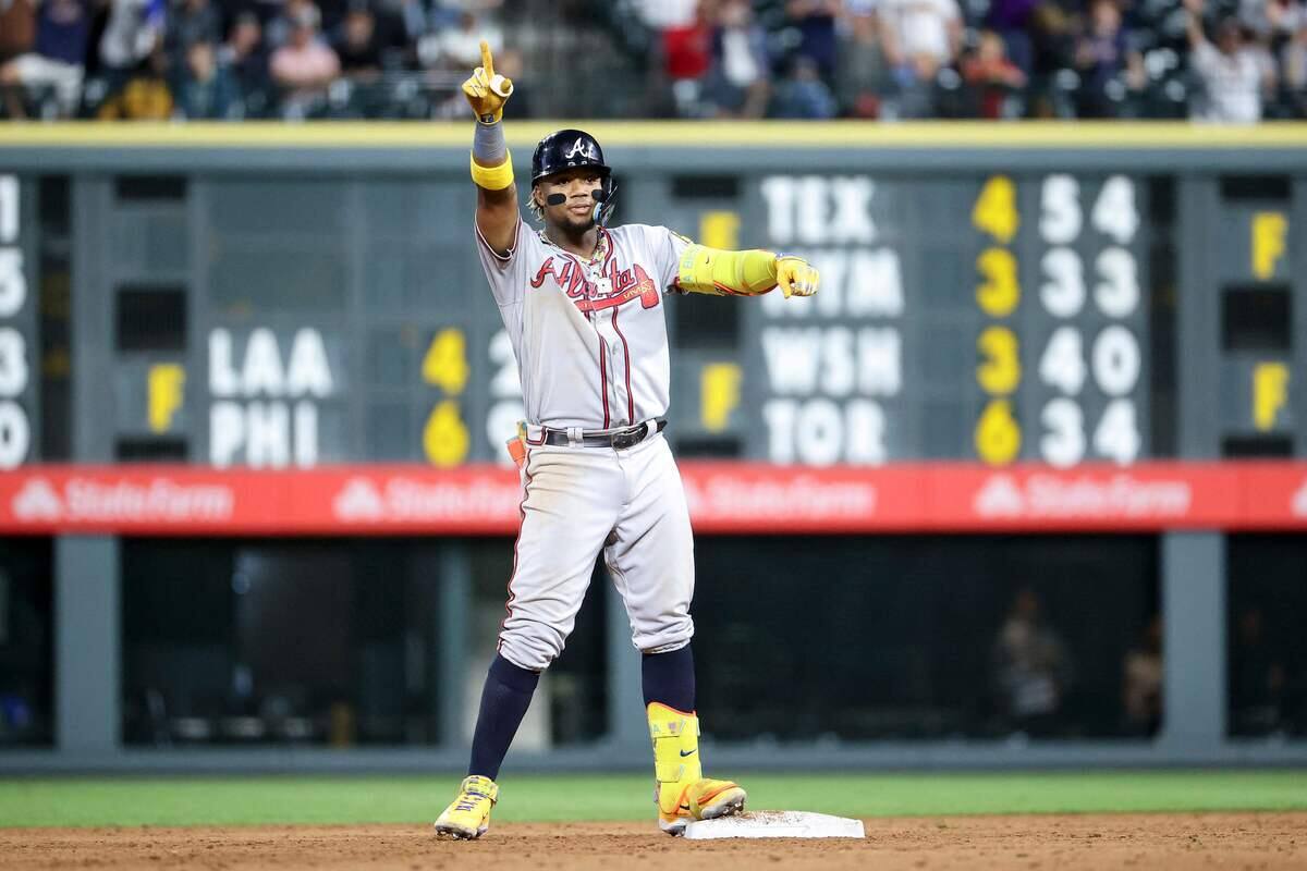 Figurine Pop MLB : Ligue Majeure de Baseball #85 pas cher : Ronald Acuna Jr