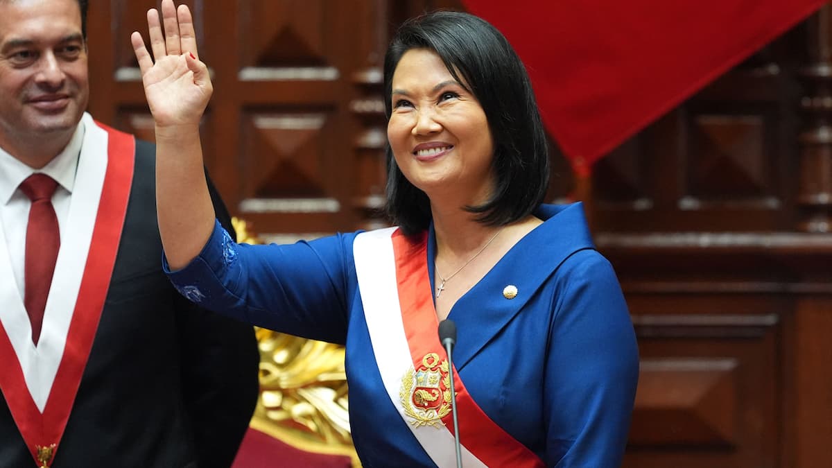 Keiko Fujimori sworn in as new president of Peru Keiko Fujimori sworn in as new president of Peru