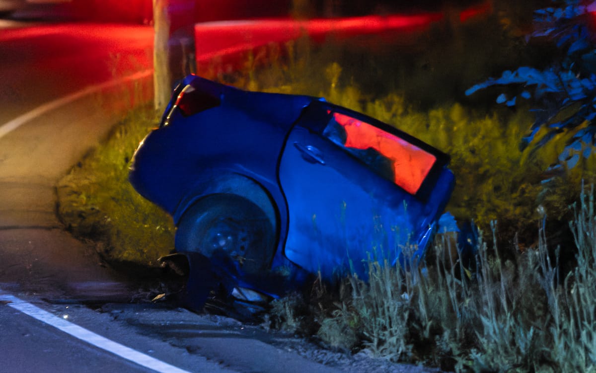 Accident face-à-face sur la rte 369 à Shannon. Québec, mercredi le 30 juillet 2025. Photo, NumériQ, MARCEL TREMBLAY
