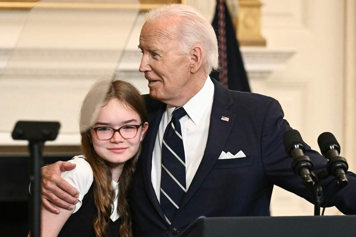 Joe Biden fait une &eacute;trange blague &agrave; la fille de 12 ans d&rsquo;une prisonni&egrave;re lib&eacute;r&eacute;e