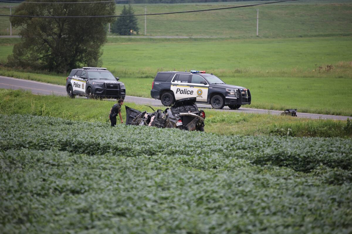 Grave accident dans Bellechasse un jeune homme dans la vingtaine est