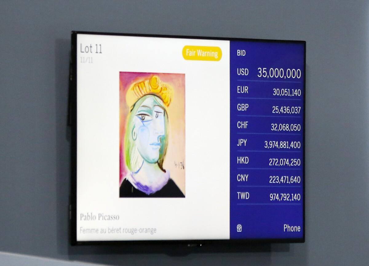 Onze oeuvres de Picasso vendues &agrave; Las Vegas pour plus de 108 M$